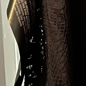 BCBG MAXAZRIA BLACK LACE DRESS NEW WITH TAGS NEVER WORN size LARGE